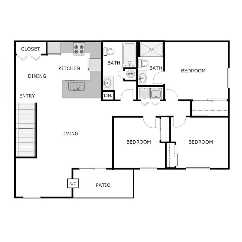 Floor Plans - Davenport Street Estates - Rhinelander, Wisconsin